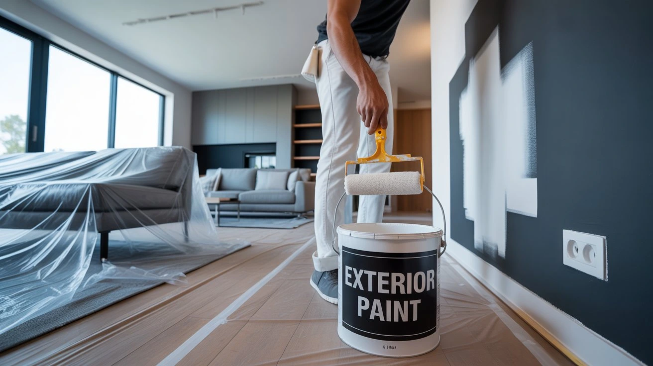 Can You Use Exterior Paint Inside Your Home?